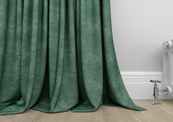 Florence Faux Suede, Fern Green - Made to Measure Curtains - Image 6